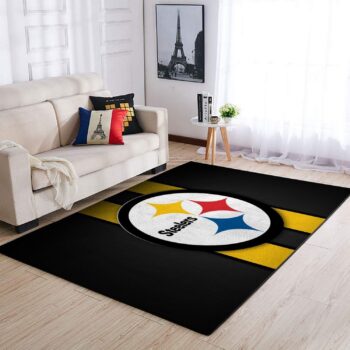 Pittsburgh Steelers Area Rug Nfl Football Rug Regtangle Carpet Floor Decor Home Decor 0