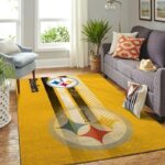 Pittsburgh Steelers Area Rug Nfl Football Team Logo Carpet Living Room Rugs Rug Regtangle Carpet Floor Decor Home Decor V1302 0