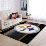 Pittsburgh Steelers Area Rug Nfl Football Team Logo Carpet Living Room Rugs Rug Regtangle Carpet Floor Decor Home Decor V1311 0
