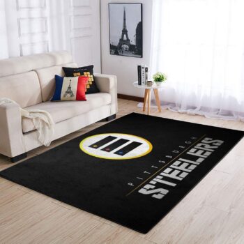 Pittsburgh Steelers Area Rug Nfl Football Team Logo Carpet Living Room Rugs Rug Regtangle Carpet Floor Decor Home Decor V1315 0