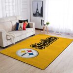Pittsburgh Steelers Area Rugs Living Room Carpet Christmas Gift Rug Regtangle Carpet Floor Decor Home Decor 0