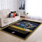 Pittsburgh Steelers Nfl Team Pride Rectangle Area Rug Area Rug Living Room Carpet Rug Regtangle Carpet Floor Decor Home Decor 0