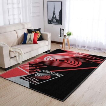 Portland Trail Blazers Area Rug Nba Basketball Team Logo Carpet Living Room Rugs Rug Regtangle Carpet Floor Decor Home Decor V6615 0