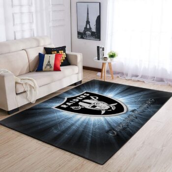 Raiders Area Rug Nfl Football Team Logo Carpet Living Room Rugs Rug Regtangle Carpet Floor Decor Home Decor V1640 0