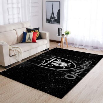 Raiders Area Rug Nfl Football Team Logo Carpet Living Room Rugs Rug Regtangle Carpet Floor Decor Home Decor V1643 0
