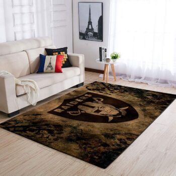 Raiders Area Rug Nfl Football Team Logo Carpet Living Room Rugs Rug Regtangle Carpet Floor Decor Home Decor V1650 0