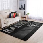 Raiders Area Rug Nfl Football Team Logo Carpet Living Room Rugs Rug Regtangle Carpet Floor Decor Home Decor V1651 0