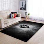 Raiders Area Rug Nfl Football Team Logo Carpet Living Room Rugs Rug Regtangle Carpet Floor Decor Home Decor V1653 0
