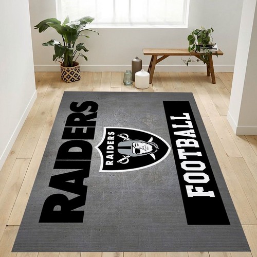 Raiders Football Banner Nfl Logo Area Rug For Gift Living Room Rug Hom 0 Raiders Football Banner Nfl Logo Area Rug For Gift Living Room Rug Hom 0
