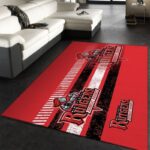 Rutgers Scarlet Knights Ncaa 1 Area Rug Living Room And Bed Room Rug Rug Regtangle Carpet Floor Decor Home Decor 0