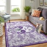 Sacramento Kings Nba Area Rugs Skull Flower Style Living Room Carpet Sports Rug Regtangle Carpet Floor Decor Home Decor 0