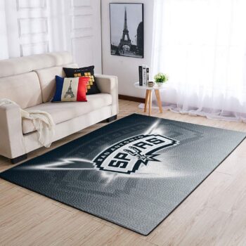 San Antonio Spurs Area Rug Nba Basketball Team Logo Carpet Living Room Rugs Rug Regtangle Carpet Floor Decor Home Decor V1730 0
