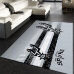 San Antonio Spurs Nba 2 Area Rug Living Room And Bed Room Rug Rug Regtangle Carpet Floor Decor Home Decor 0