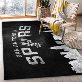 San Antonio Spurs Nba 4 Area Rug Living Room And Bed Room Rug Rug Regtangle Carpet Floor Decor Home Decor 0