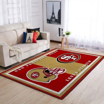 San Francisco 49ers Area Rug Nfl Football Living Room Carpet Home Rug Regtangle Carpet Floor Decor Home Decor V4661 0