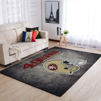 San Francisco 49ers Area Rug Nfl Football Living Room Carpet Home Rug Regtangle Carpet Floor Decor Home Decor V4664 0
