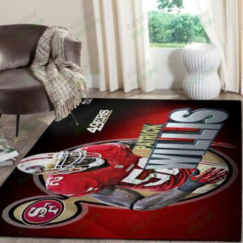 San Francisco 49ers Super Bowl Football Area Rug Floor Decor The Us Decor V2 0
