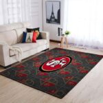 San Francisco 49ers Super Bowl Football Area Rug Floor Decor The Us Decor V4 0