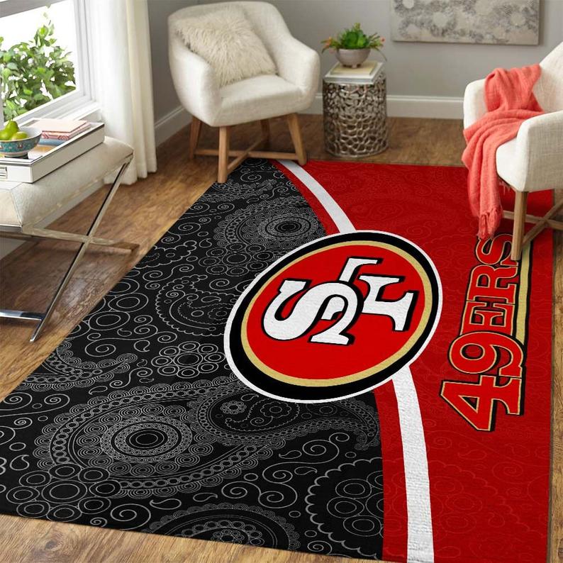San Francisco 49ers Super Bowl Football Area Rug Floor Decor The Us Decor V6 0 San Francisco 49ers Super Bowl Football Area Rug Floor Decor The Us Decor V6 0