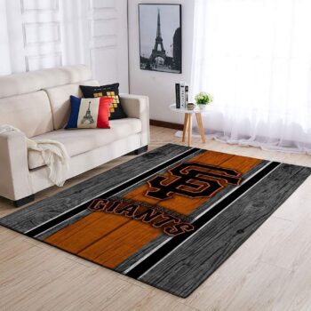 San Francisco Giants Mlb Area Rugs Baseball Living Room Carpet Team Logo Wooden Style Home Rug Regtangle Carpet Floor Decor Home Decor 0