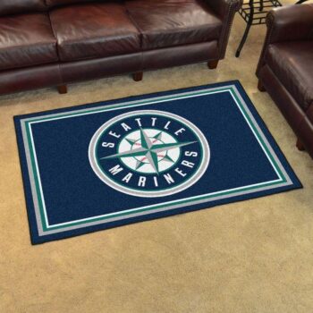 Seattle Mariners Mlb Baseball Area Rug Baseball Rug Regtangle Carpet Floor Decor Home Decor V8382 0