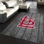 St Louis Cardinals Mlb 1 Area Rug Living Room And Bed Room Rug Rug Regtangle Carpet Floor Decor Home Decor 0