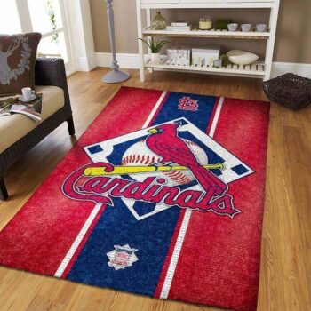 St Louis Cardinals Mlb Baseball Area Rug Baseball Rug Regtangle Carpet Floor Decor Home Decor V6700 0