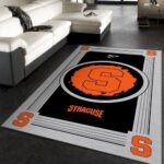 Syracuse Orange Ncaa Team Logo Nice Gift Home Decor Rectangle Area Rug 0