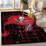 Tampa Bay Buccaneers Nfl 15 Area Rug Living Room And Bed Room Rug Rug Regtangle Carpet Floor Decor Home Decor 0