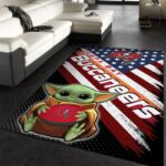 Tampa Bay Buccaneers Nfl 24 Area Rug Living Room And Bed Room Rug Rug Regtangle Carpet Floor Decor Home Decor 0