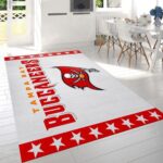 Tampa Bay Buccaneers Nfl Team Logo Rug Bedroom Rug Us Gift Decor Tampa 0