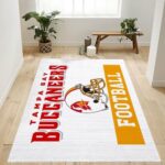 Tampa Bay Buccaneers Retro Nfl Team Logo Rug Bedroom Rug Home Us Decor 0