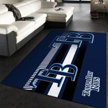 Tampa Bay Rays Mlb 1 Area Rug Living Room And Bed Room Rug Rug Regtangle Carpet Floor Decor Home Decor 0