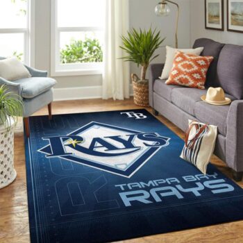 Tampa Bay Rays Mlb Area Rugs Team Logo Living Room Carpet Sports Rug Regtangle Carpet Floor Decor Home Decor 0
