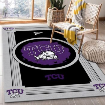 Tcu Horned Frogs Ncaa 1 Area Rug Living Room And Bed Room Rug Rug Regtangle Carpet Floor Decor Home Decor 0