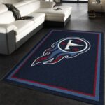 Tennessee Titans American Nfl 9 Area Rug Living Room And Bed Room Rug Rug Regtangle Carpet Floor Decor Home Decor 0