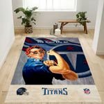 Tennessee Titans Blue Nfl Logo Area Rug For Gift Living Room Rug Home 0