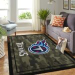 Tennessee Titans Nfl Area Rugs Camo Style Living Room Carpet Team Logo Home Rug Regtangle Carpet Floor Decor Home Decor 0