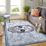 Tennessee Titans Nfl Area Rugs Skull Flower Style Living Room Carpet Sports Rug Regtangle Carpet Floor Decor Home Decor 0