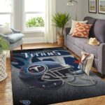 Tennessee Titans Nfl Area Rugs Team Helmet Living Room Carpet Sports Rug Regtangle Carpet Floor Decor Home Decor 0