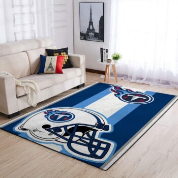 Tennessee Titans Nfl Area Rugs Team Logo Helmet Living Room Carpet Sports Rug Regtangle Carpet Floor Decor Home Decor 0