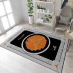 Texas Longhorns Ncaa Team Logo Nice Gift Home Decor Rectangle Area Rug 0