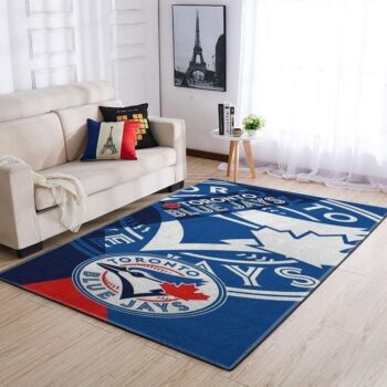Toronto Blue Jays Area Rug Mlb Baseball Team Logo Carpet Living Room Rugs Rug Regtangle Carpet Floor Decor Home Decor V3660 0