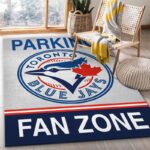 Toronto Blue Jays Mlb 1 Area Rug Living Room And Bed Room Rug Rug Regtangle Carpet Floor Decor Home Decor 0