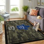Toronto Maple Leafs Nhl Area Rugs Camo Style Living Room Carpet Team Logo Home Rug Regtangle Carpet Floor Decor Home Decor 0