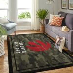 Toronto Raptors Nba Area Rugs Camo Style Living Room Carpet Team Logo Home Rug Regtangle Carpet Floor Decor Home Decor 0