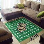 Ucf Knights Home Field Area Rug Football Team Logo Carpet Living Room Rugs Rug Regtangle Carpet Floor Decor Home Decor 0