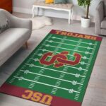 Usc Trojans Home Field Area Rug Football Living Room Carpet Home Rug Regtangle Carpet Floor Decor Home Decor 0