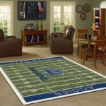 Utah State Aggies Home Field Area Rug Football Team Logo Carpet Living Room Rugs Rug Regtangle Carpet Floor Decor Home Decor 0
