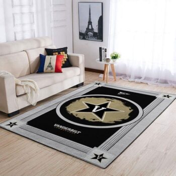 Vanderbilt Commodores Area Rugs Ncaa Football Basketball Living Room Carpet Team Logo Floor Home Decor 20030368 0